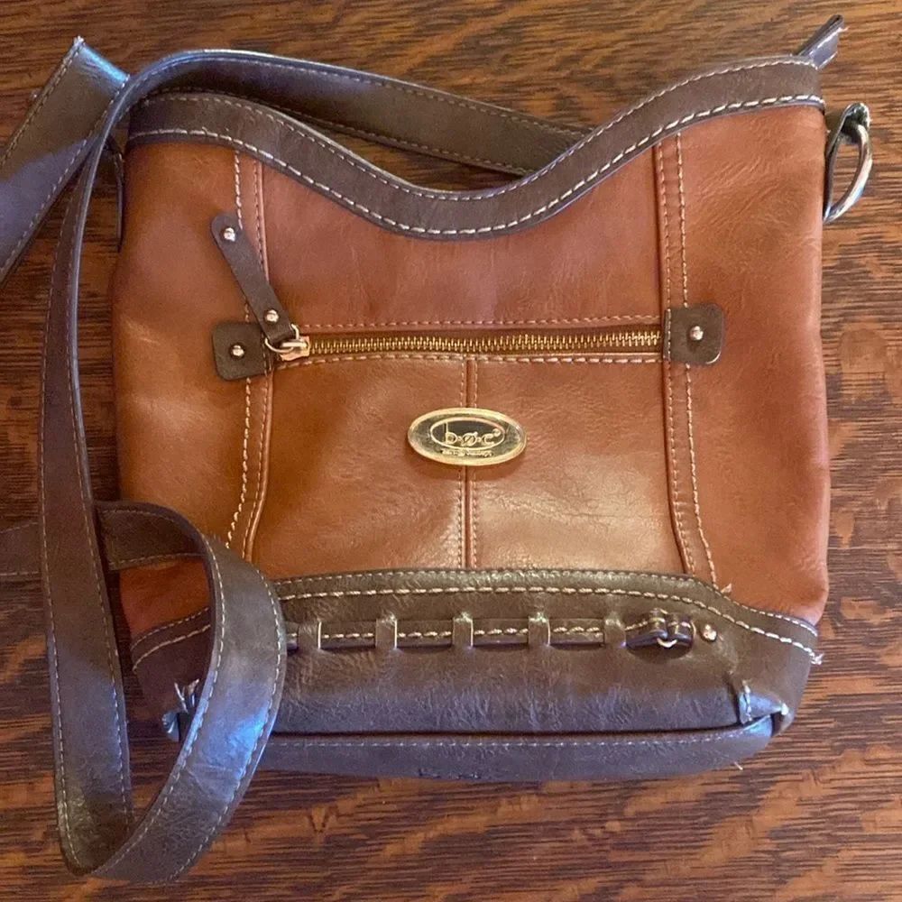 B.O.C. Bag tan and brown shoulder or crossbody bag